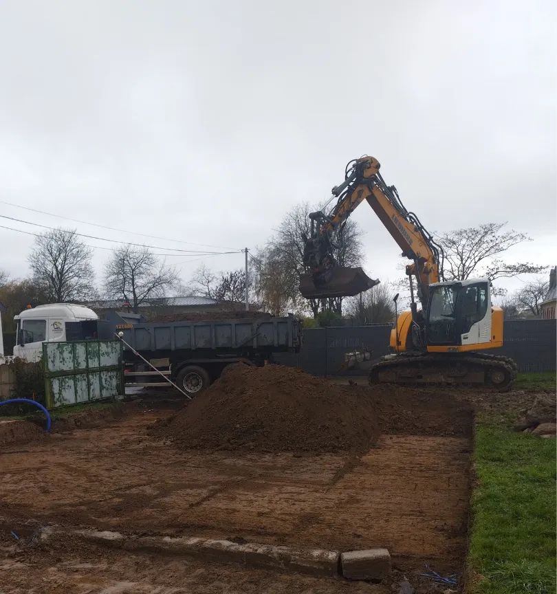 terrassement maison vieux vy sur couesnon
